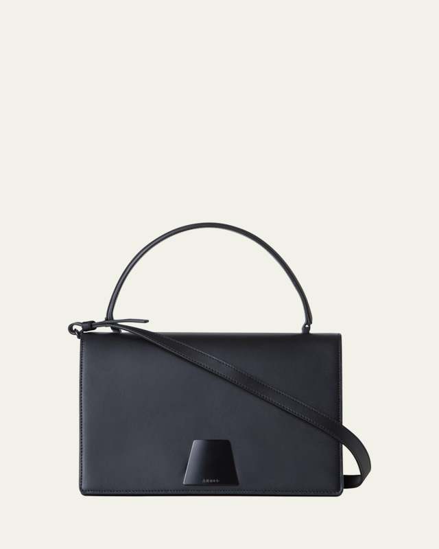 Alice Medium Leather Top-Handle Bag